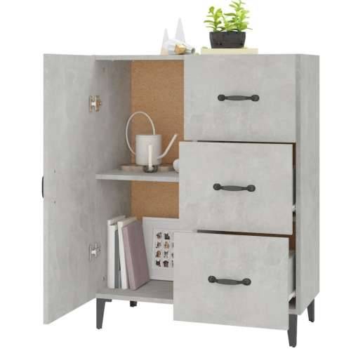 Komoda siva boja betona 69,5x34x90 cm od konstruiranog drva - Beton siva 1 Cijena
