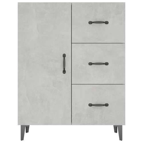 Komoda siva boja betona 69,5x34x90 cm od konstruiranog drva - Beton siva 1 Cijena