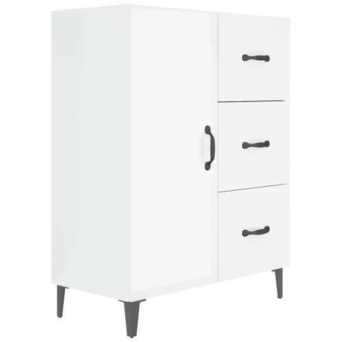 Komoda sjajna bijela 69,5x34x90 cm od konstruiranog drva - Visoko sjajno bijela 1 Cijena