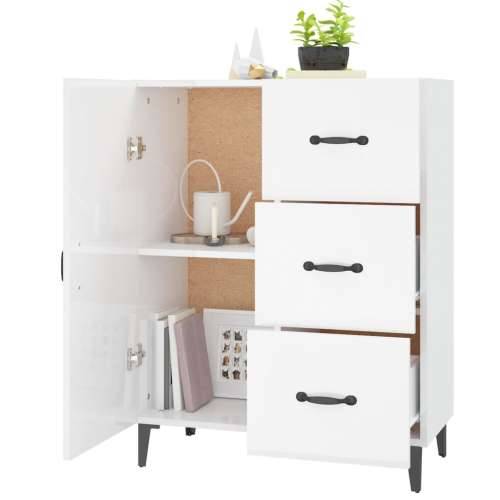 Komoda sjajna bijela 69,5x34x90 cm od konstruiranog drva - Visoko sjajno bijela 1 Cijena
