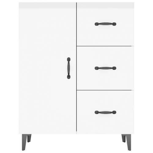 Komoda sjajna bijela 69,5x34x90 cm od konstruiranog drva - Visoko sjajno bijela 1 Cijena
