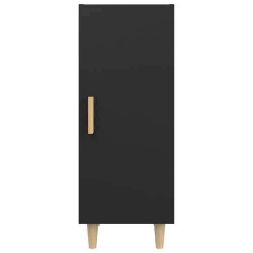 Komoda crna 34,5 x 34 x 90 cm od konstruiranog drva - Crna 1 Cijena