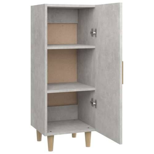 Komoda siva boja betona 34,5x34x90 cm od konstruiranog drva - Beton siva 1 Cijena