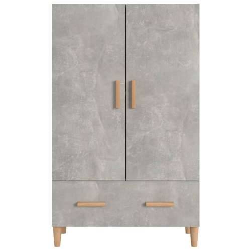 Visoka komoda siva boja betona 70x31x115 cm konstruirano drvo - Beton siva 1 Cijena