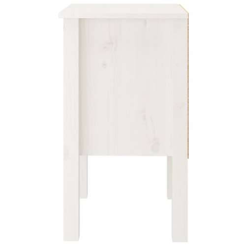 Noćni ormarići 2 kom bijeli 40x35x61,5 cm od masivne borovine - Bijela 2 Cijena