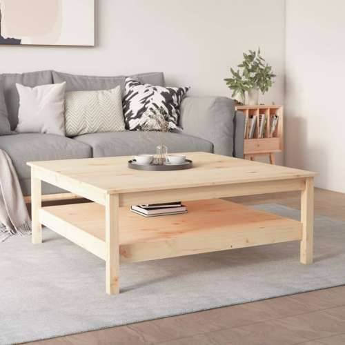 Stolić za kavu 100 x 100 x 40 cm od masivne borovine - Prirodna 100 x 100 x 40 cm 1 Cijena