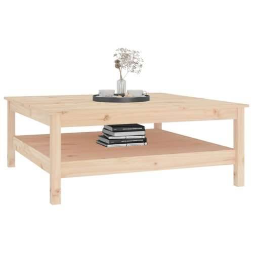 Stolić za kavu 100 x 100 x 40 cm od masivne borovine - Prirodna 100 x 100 x 40 cm 1 Cijena