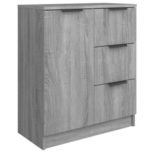 Komoda boja hrasta sonome 60 x 30 x 70 cm od konstruiranog drva - Sivi hrast sonoma 1 Cijena