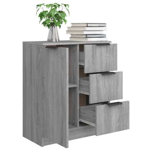 Komoda boja hrasta sonome 60 x 30 x 70 cm od konstruiranog drva - Sivi hrast sonoma 1 Cijena
