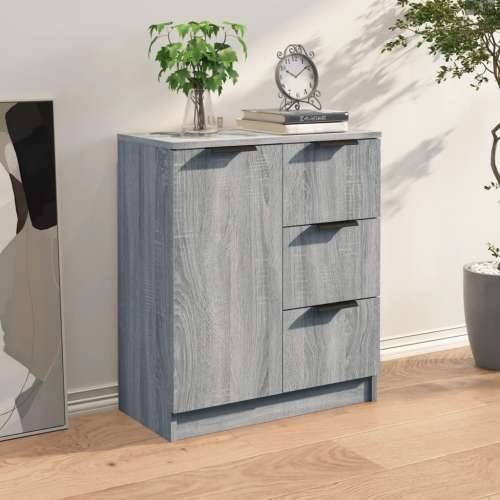 Komoda boja hrasta sonome 60 x 30 x 70 cm od konstruiranog drva - Sivi hrast sonoma 1 Cijena