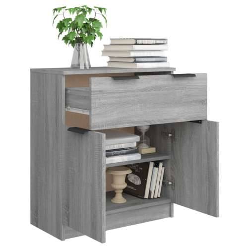 Komoda boja hrasta sonome 60 x 30 x 70 cm od konstruiranog drva - Sivi hrast sonoma 1 Cijena