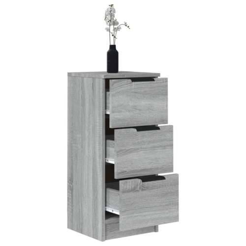 Komode 2kom boja hrasta sonome 30x30x70cm od konstruiranog drva - Sivi hrast sonoma 2 Cijena