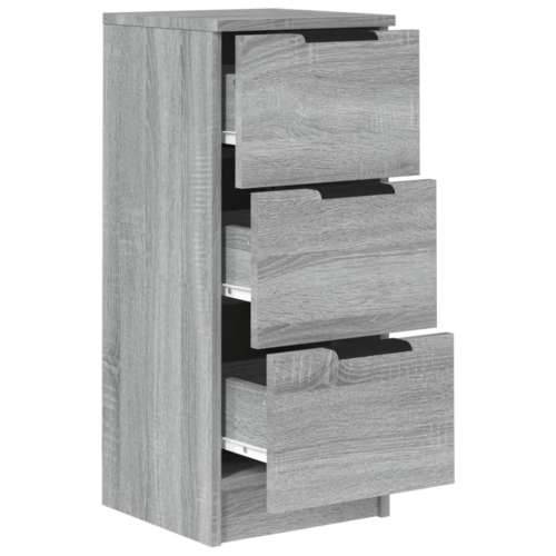 Komode 2kom boja hrasta sonome 30x30x70cm od konstruiranog drva - Sivi hrast sonoma 2 Cijena