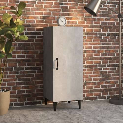 Komoda siva boja betona 34,5x34x90 cm od konstruiranog drva - Beton siva 1 Cijena