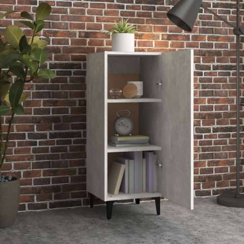 Komoda siva boja betona 34,5x34x90 cm od konstruiranog drva - Beton siva 1 Cijena