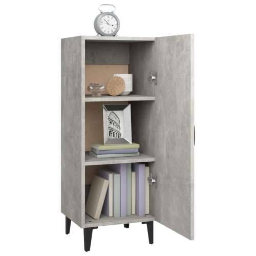 Komoda siva boja betona 34,5x34x90 cm od konstruiranog drva - Beton siva 1 Cijena