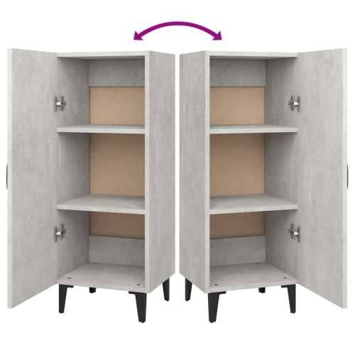 Komoda siva boja betona 34,5x34x90 cm od konstruiranog drva - Beton siva 1 Cijena