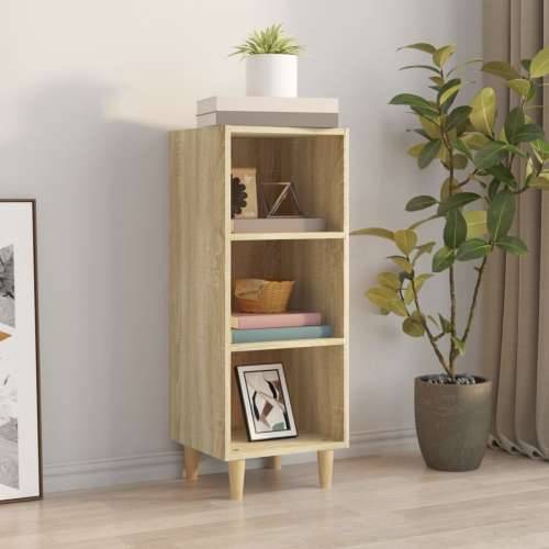 Komoda boja dimljenog sonome 34,5x32,5x90 cm konstruirano drvo - sonoma hrast 1 Cijena