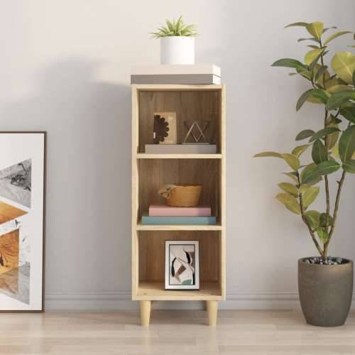 Komoda boja dimljenog sonome 34,5x32,5x90 cm konstruirano drvo - sonoma hrast 1 Cijena