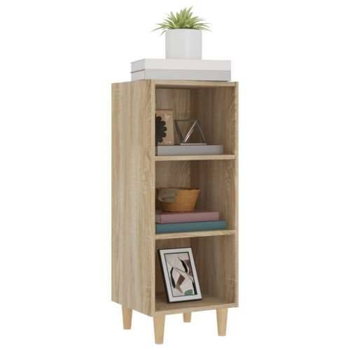 Komoda boja dimljenog sonome 34,5x32,5x90 cm konstruirano drvo - sonoma hrast 1 Cijena