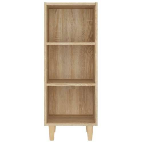 Komoda boja dimljenog sonome 34,5x32,5x90 cm konstruirano drvo - sonoma hrast 1 Cijena