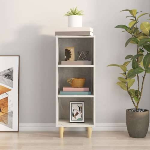 Komoda siva boja betona 34,5x32,5x90 cm od konstruiranog drva - Beton siva 1 Cijena