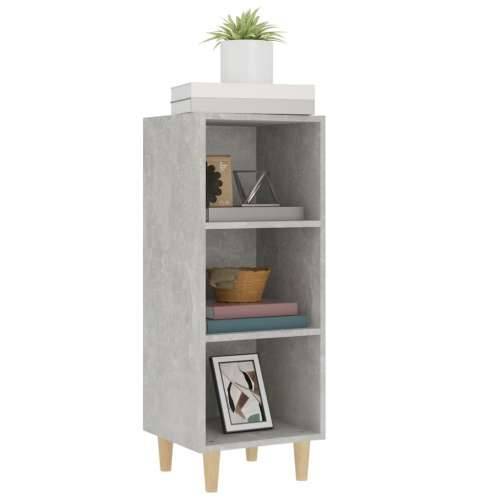Komoda siva boja betona 34,5x32,5x90 cm od konstruiranog drva - Beton siva 1 Cijena