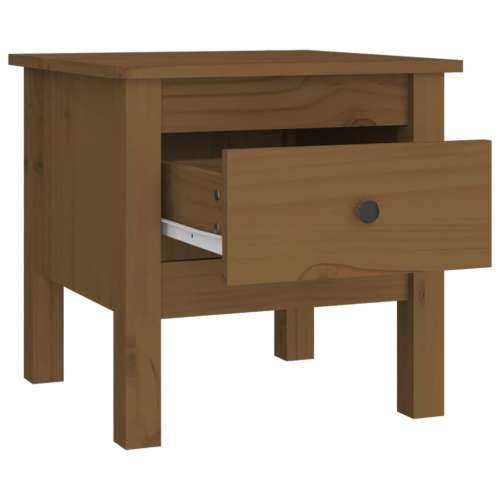 Bočni stolić boja meda 40 x 40 x 39 cm od masivne borovine - boja meda 40 x 40 x 39 cm 1 Cijena