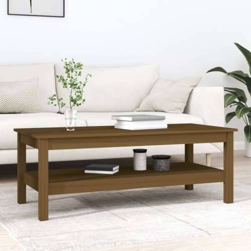 Stolić za kavu boja meda 110x50x40 cm od masivne borovine - boja meda 110 x 50 x 40 cm 1 Cijena