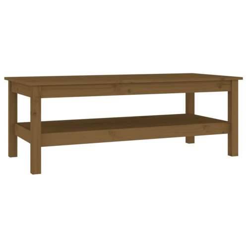 Stolić za kavu boja meda 110x50x40 cm od masivne borovine - boja meda 110 x 50 x 40 cm 1 Cijena