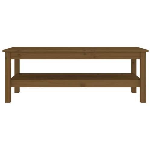 Stolić za kavu boja meda 110x50x40 cm od masivne borovine - boja meda 110 x 50 x 40 cm 1 Cijena