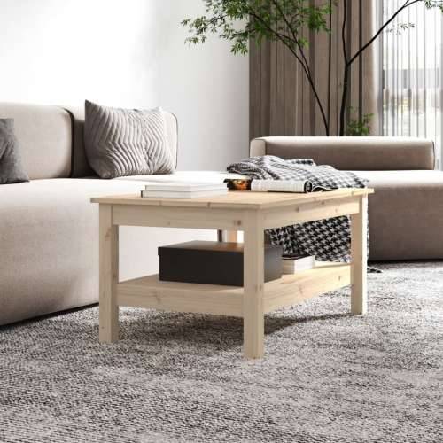 Stolić za kavu 80x50x40 cm od masivne borovine - Prirodna 80 x 50 x 40 cm 1 Cijena