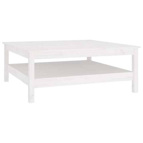Stolić za kavu bijeli 100x100x40 cm od masivne borovine - Bijela 100 x 100 x 40 cm 1 Cijena