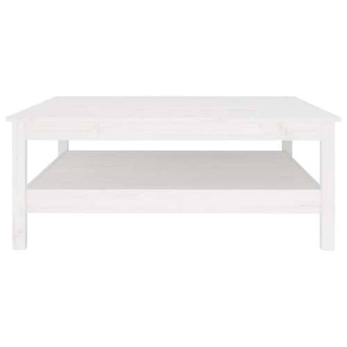 Stolić za kavu bijeli 100x100x40 cm od masivne borovine - Bijela 100 x 100 x 40 cm 1 Cijena
