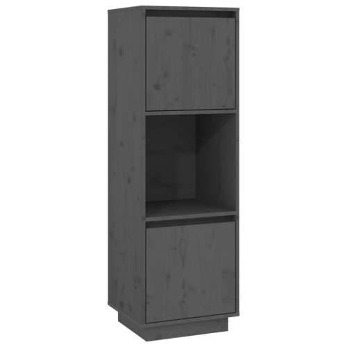 Visoka komoda siva 38 x 35 x 117 cm od masivne borovine Siva 1 Cijena