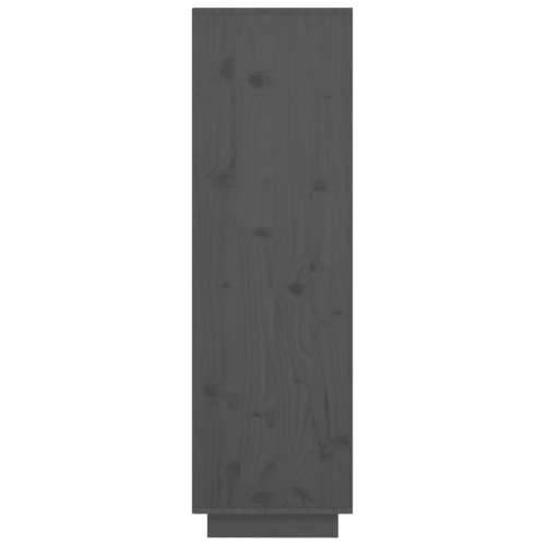Visoka komoda siva 38 x 35 x 117 cm od masivne borovine Siva 1 Cijena