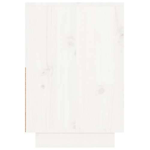 Noćni ormarići 2 kom bijeli 60x34x51 cm od masivne borovine - Bijela 2 Cijena