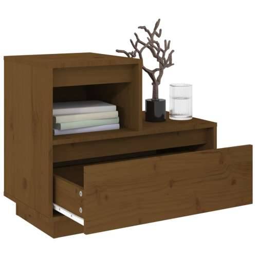 Noćni ormarići 2 kom boja meda 60x34x51 cm od borovine - boja meda 2 Cijena