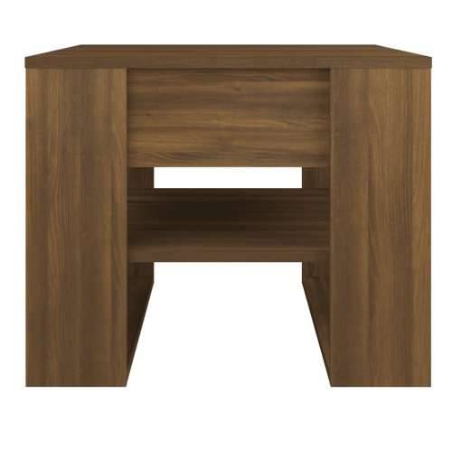 Stolić za kavu boja Smeđa 55,5x55x45 cm konstruirano drvo - Smeđi hrast 1 Cijena