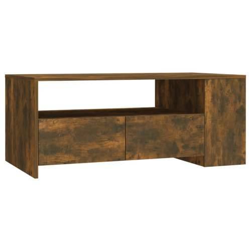 Stolić za kavu boja hrasta 102x55x42 cm konstruirano drvo - Dimljeni hrast 1 Cijena