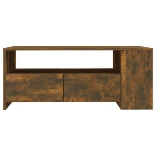 Stolić za kavu boja hrasta 102x55x42 cm konstruirano drvo - Dimljeni hrast 1 Cijena