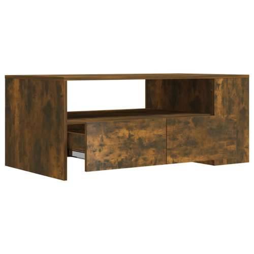 Stolić za kavu boja hrasta 102x55x42 cm konstruirano drvo - Dimljeni hrast 1 Cijena