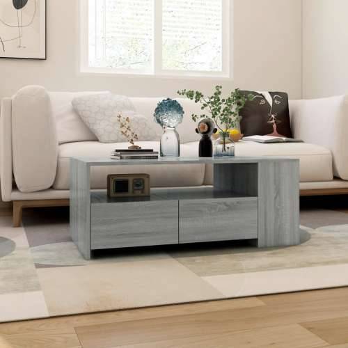 Stolić za kavu boja hrasta 102x55x42 cm konstruirano drvo - Sivi hrast sonoma 1 Cijena
