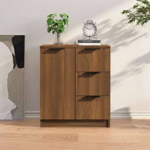 Komoda boja hrasta smeđi 60 x 30 x 70 cm od konstruiranog drva - Smeđi hrast 1 Cijena