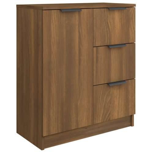 Komoda boja hrasta smeđi 60 x 30 x 70 cm od konstruiranog drva - Smeđi hrast 1 Cijena