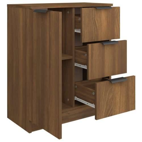 Komoda boja hrasta smeđi 60 x 30 x 70 cm od konstruiranog drva - Smeđi hrast 1 Cijena
