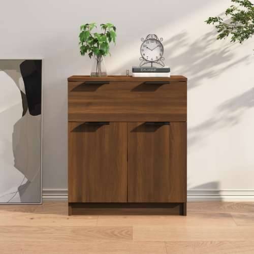 Komoda boja hrasta smeđi 60 x 30 x 70 cm od konstruiranog drva - Smeđi hrast 1 Cijena