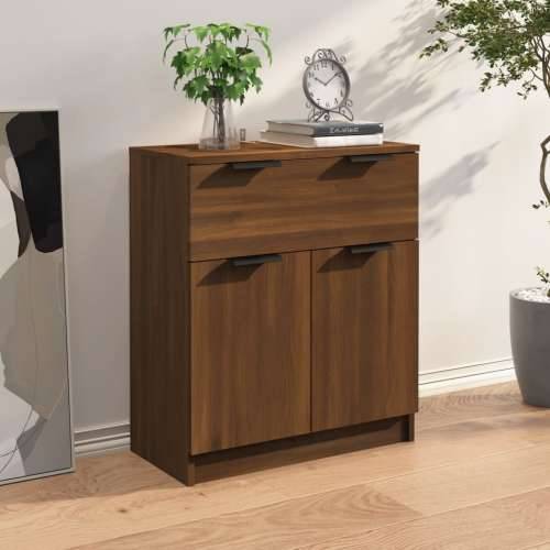 Komoda boja hrasta smeđi 60 x 30 x 70 cm od konstruiranog drva - Smeđi hrast 1 Cijena