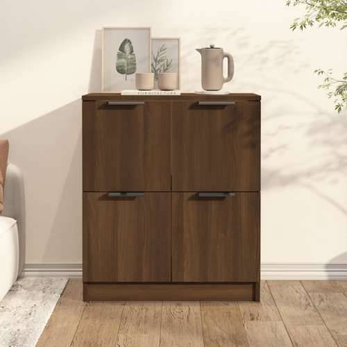 Komoda boja hrasta smeđi 60 x 30 x 70 cm od konstruiranog drva - Smeđi hrast 1 Cijena
