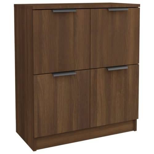 Komoda boja hrasta smeđi 60 x 30 x 70 cm od konstruiranog drva - Smeđi hrast 1 Cijena